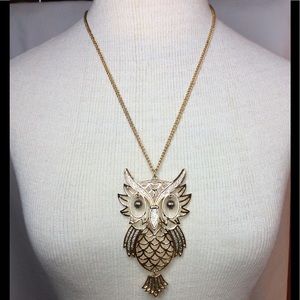 GOLD OWL NECKLACE